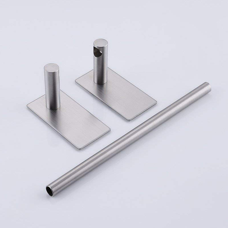 No-Drill Bathroom Towel Bar with Strong 3M Adhesive – Damage-Free Wall Mount Organizer