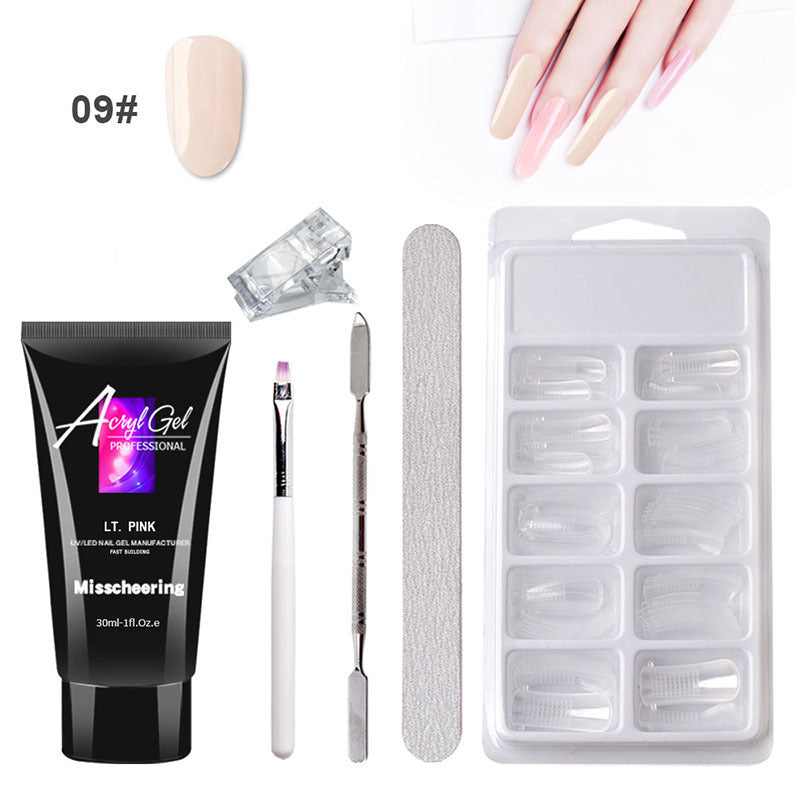 Crystal Nail Extension Gel – Salon-Quality Quick Builder Set