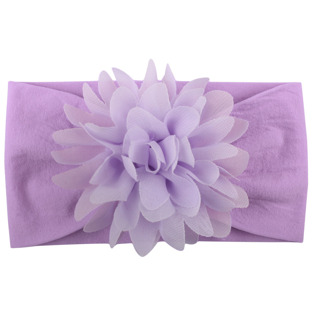 Baby Flower Headband – Chiffon Princess Hair Accessory