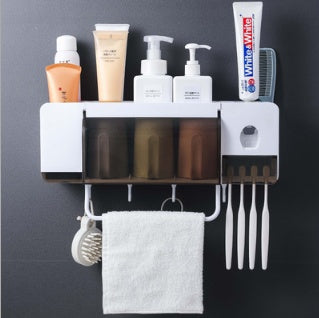 Space-Saving Vertical Toothbrush Holder – Minimalist No-Drill Bathroom Vanity Storage