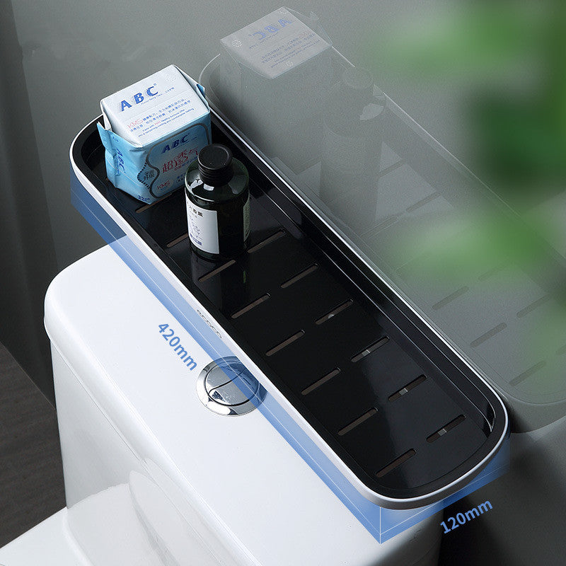 Multi-Purpose Wall-Mounted Storage Rack | No-Drill Organizer for Bathroom & Kitchen