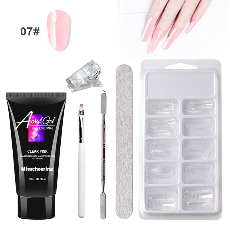 Crystal Nail Extension Gel – Salon-Quality Quick Builder Set