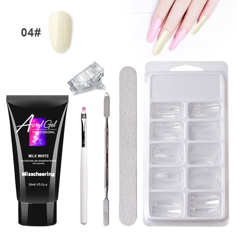 Crystal Nail Extension Gel – Salon-Quality Quick Builder Set
