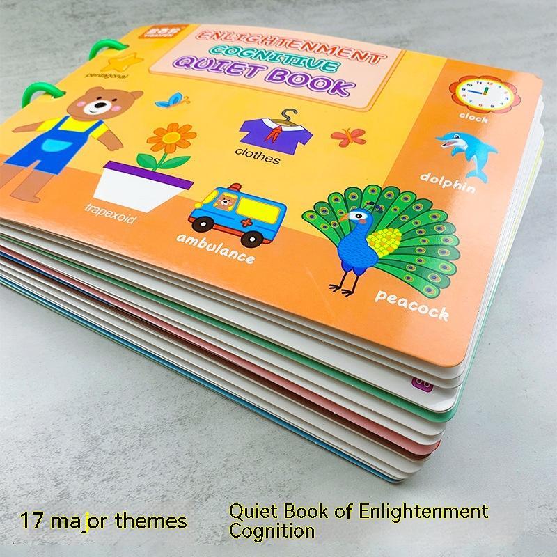 Montessori Quiet Book for Toddlers - Busy Book Activity Set for Early Learning (Ages 2-5)
