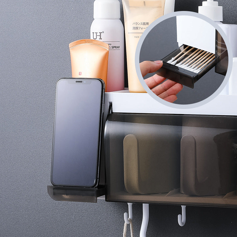 Space-Saving Vertical Toothbrush Holder – Minimalist No-Drill Bathroom Vanity Storage