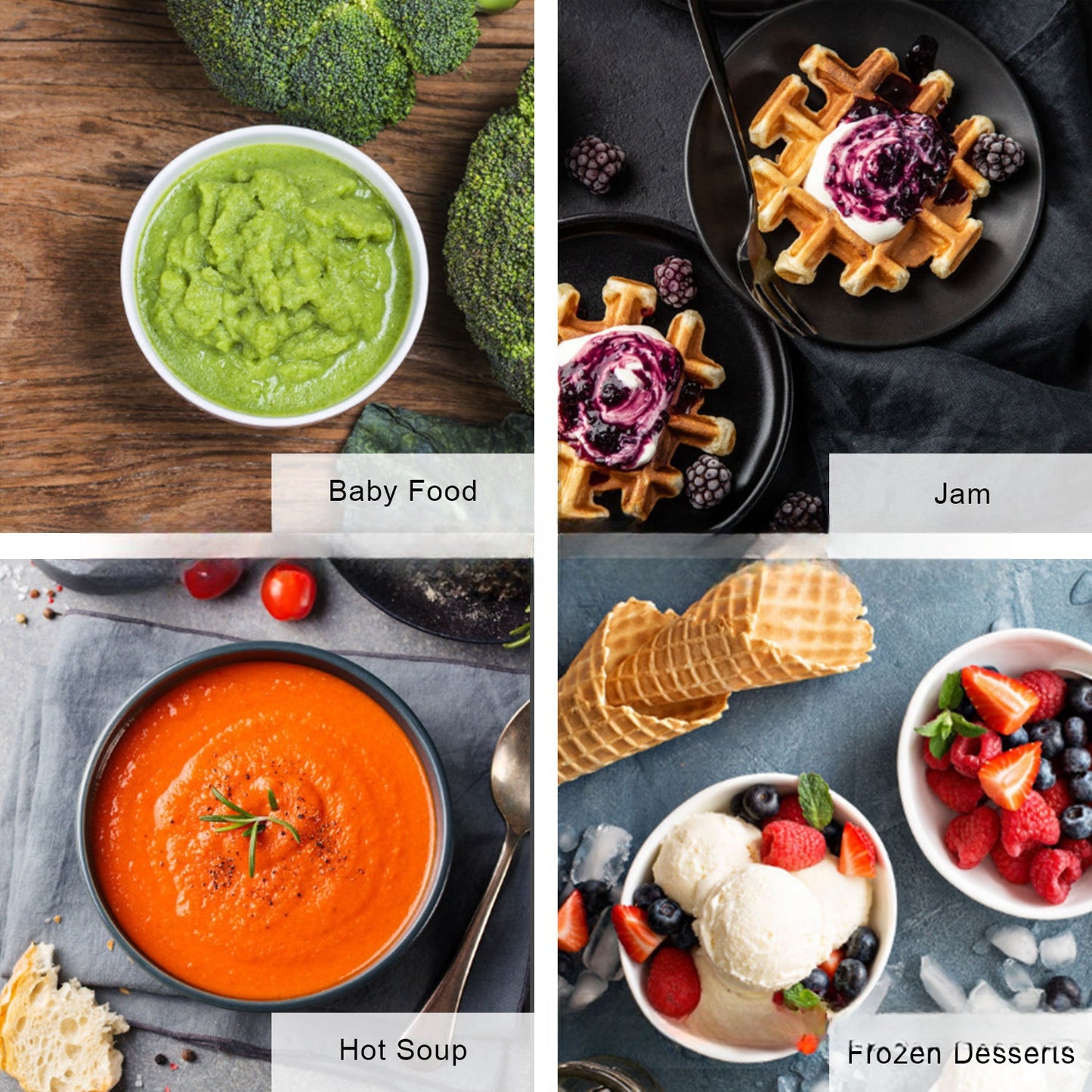 Commercial High Horsepower Blender - Professional Performance Countertop Blender